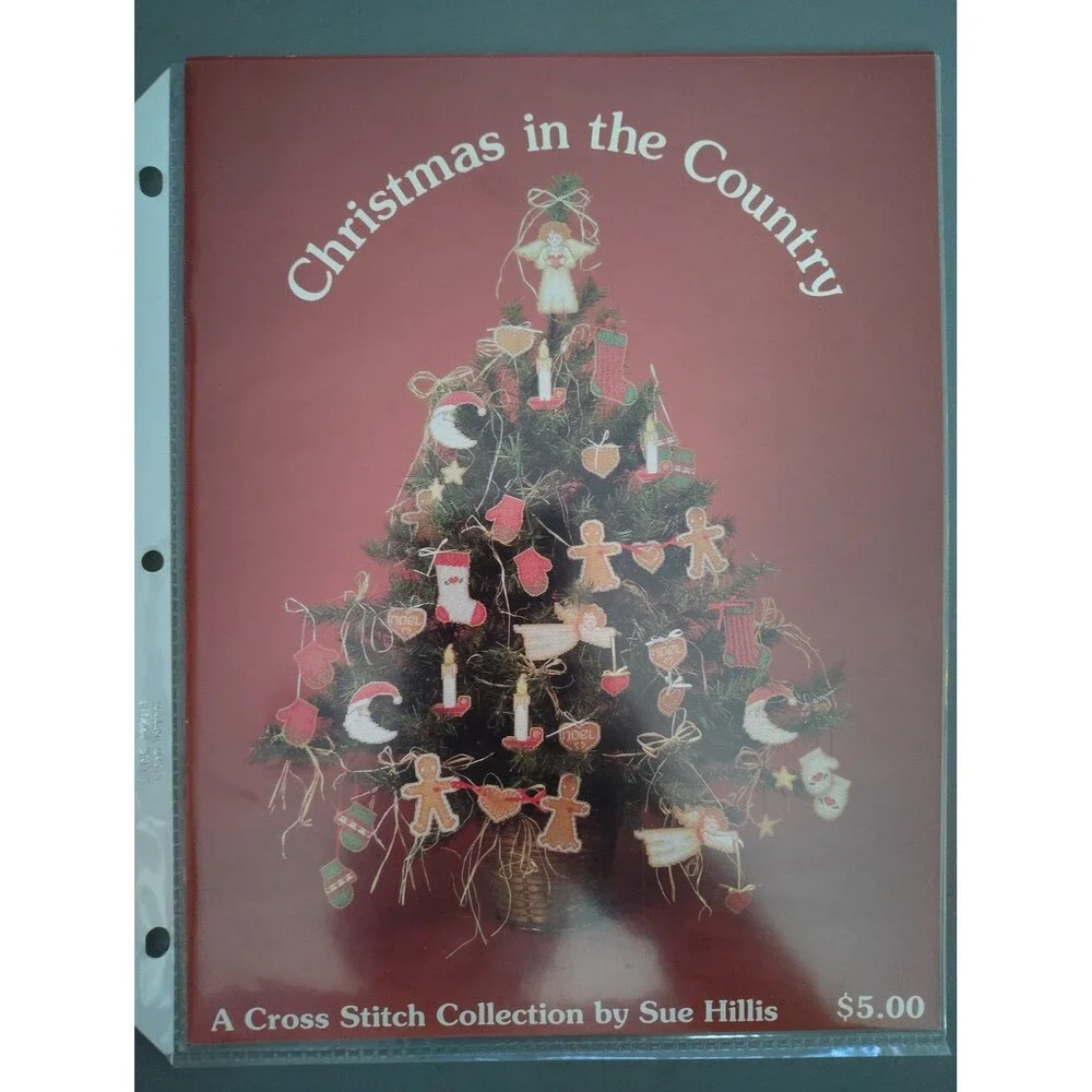 SUE HILLIS DESIGNS Christmas in the Country Counted Cross Stitch Pattern Booklet